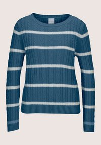 Unausgewählt, ink blue   wool white