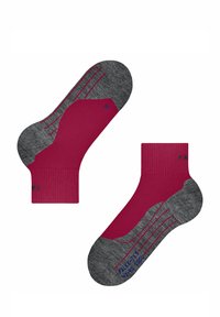 FALKE TK5 COOL SHORT TREKKING LIGHT CUSHIONING - Calze sportive - red