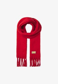 Unselected, fiery red