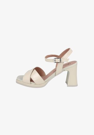 PITILLOS, SANDALIAS DE TACÓN - Sandalias - beige