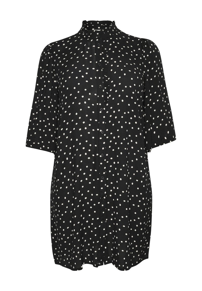 Kaffe Curve Blousejurk zwart Kaffe Curve Blousejurk zwart