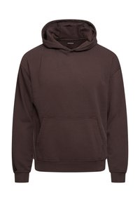 OVERSIZE HOODIE ORZBOUS - Kapuzenpullover - chocolate brown washed