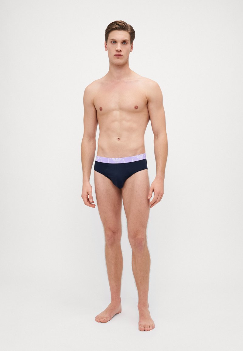 Emporio Armani - PARTE BASSA BRIEF 3 PACK  - Slip - blu, Agrandir