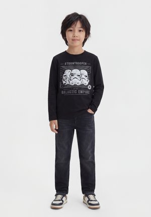 Friboo 2 PACK UNISEX STAR WARS LONG SLEEVE TOP - Camiseta de manga larga - dark grey/black