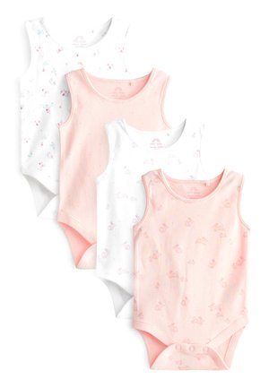 VESTS 4 PACK - Bodijs - pink white