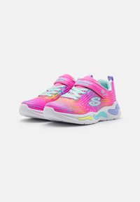Skechers WAVY BEAMS - Sneakers - pink/multi-coloured