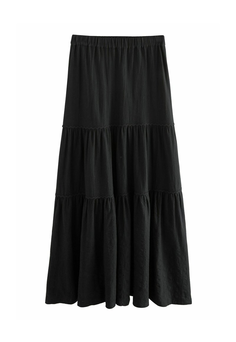Next PETITE - TIERED - Jupe longue - black