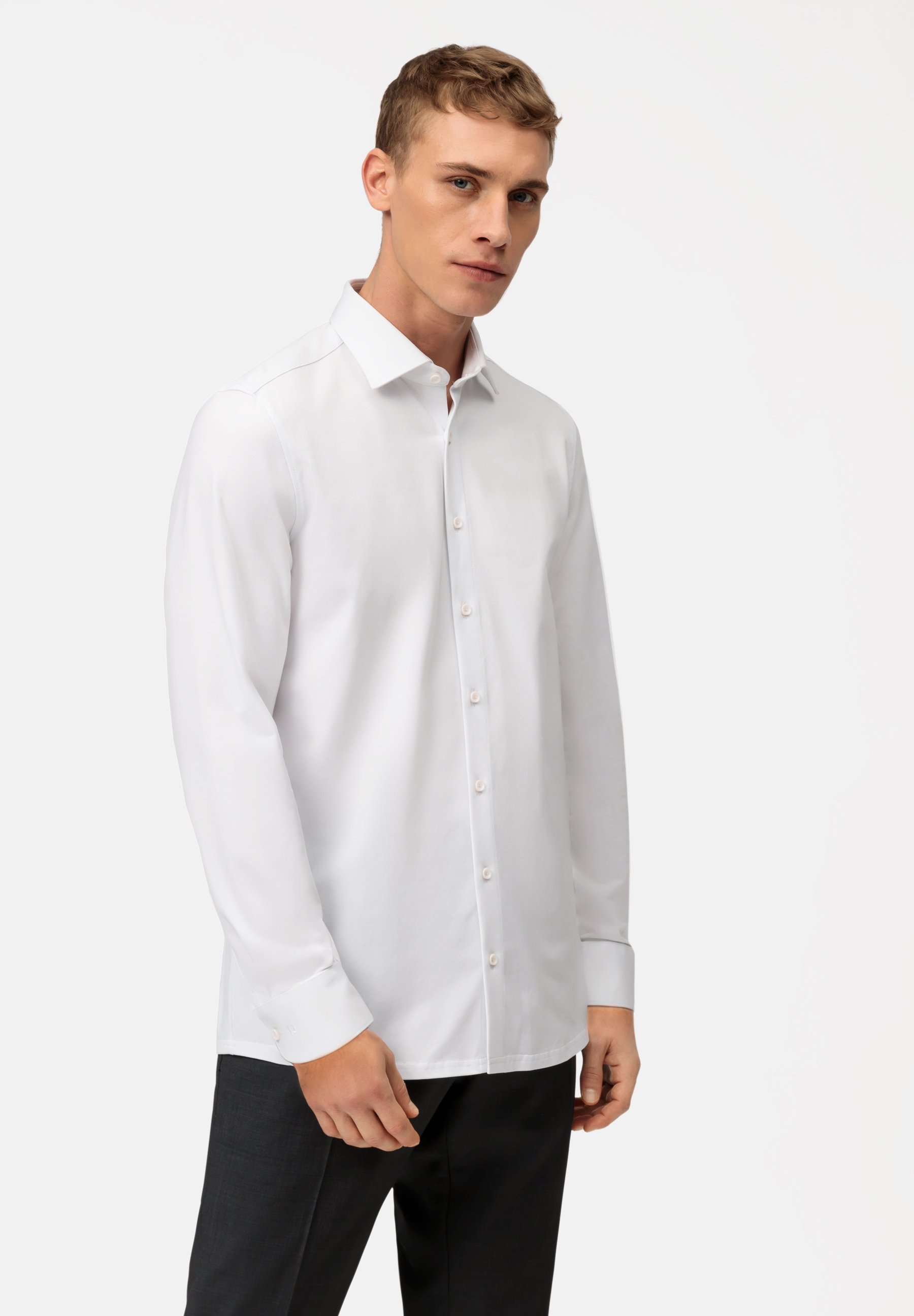 OLYMP Level Five BODY FIT 24/SEVEN Camicia elegante white