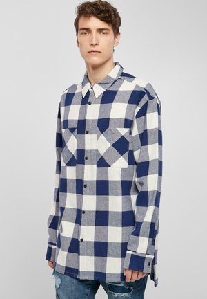 Button down-skjorte - darkblue cream