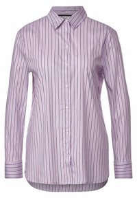 Chemisier De Travail Lilas F&F - Taille 10 - Manches Longues Polyester - Occasion Très Bon état