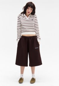 iets frans... HARRI UNISEX - Treniņtērpa apakšdaļas - brown