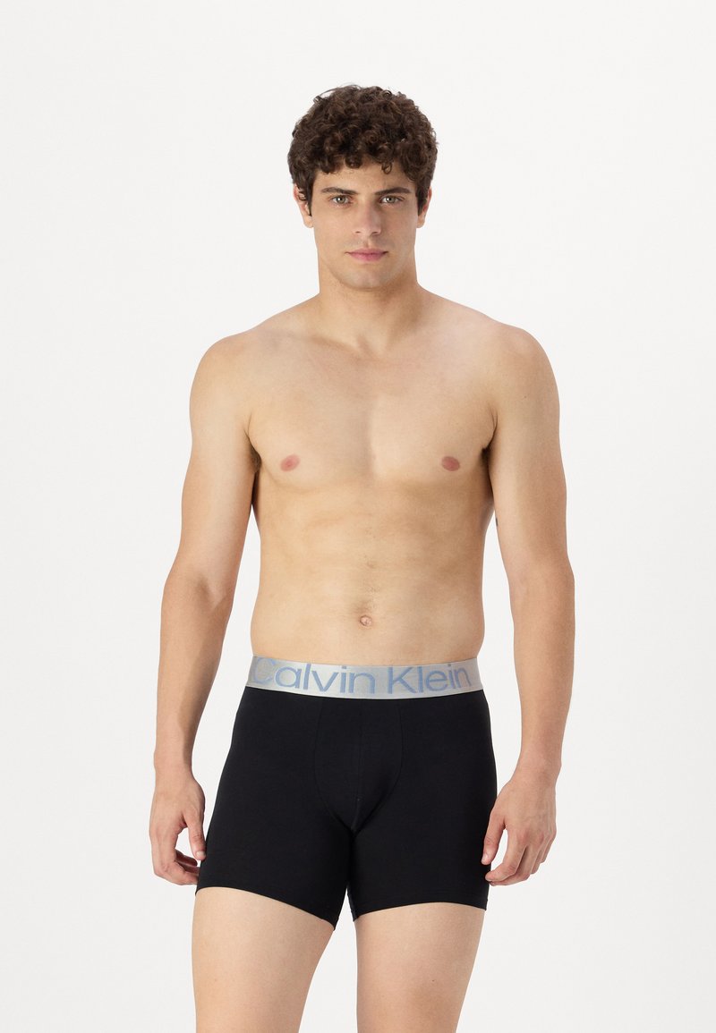 Calvin Klein Underwear BOXER BRIEF 3 PACK CKR STEEL COTTON - Cuecas boxer - hemis blue/ troposp/ convoy