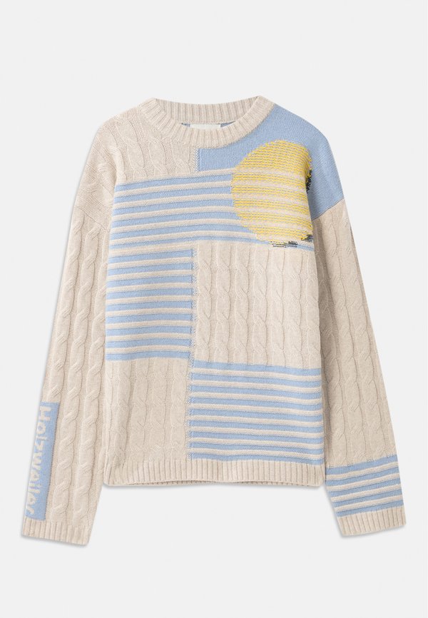 RETRO SUN CREW - Jumper - beige mix3