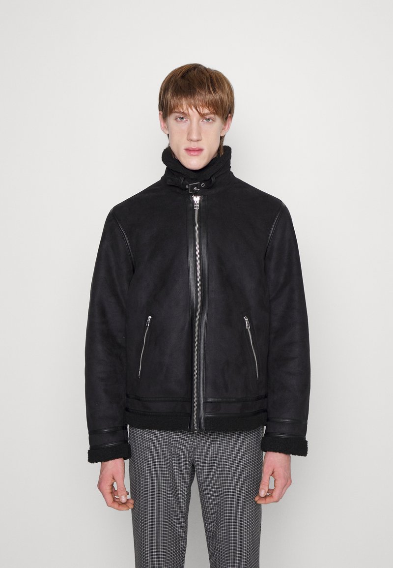 Jack & Jones PREMIUM FLIGHT JACKET Winter jacket black Zalando.co.uk