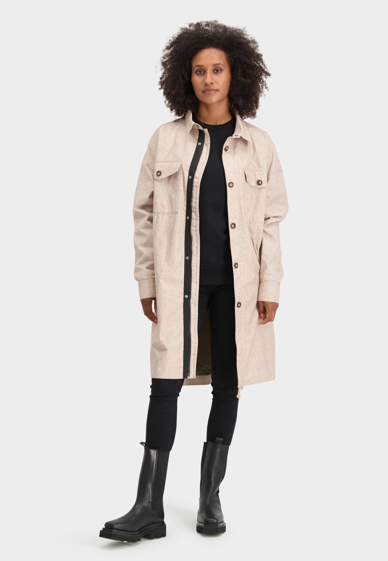 Damen Parkas | AGU OVERSIZED RAIN URBAN OUTDOOR Klassischer Mantel moonlight melange/weiß - ZK11329 Damen Parkas | AGU OVERSIZED RAIN URBAN OUTDOOR Klassischer Mantel moonlight melange/weiß - ZK11329