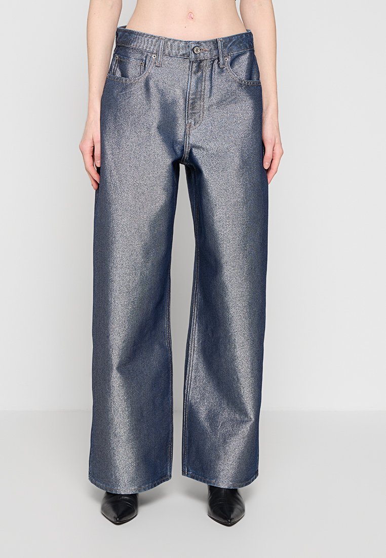 Abercrombie & Fitch Wide leg donkerblauw Abercrombie & Fitch Wide leg donkerblauw