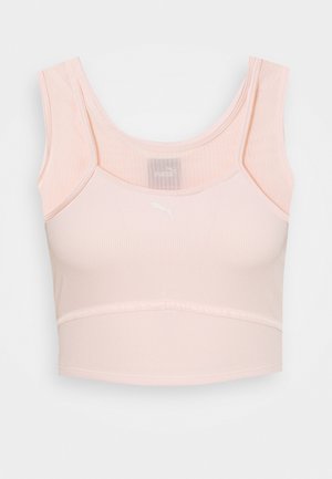 STUDIO LAYERED CROP - Débardeur - cloud pink