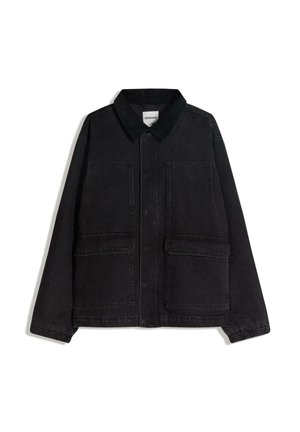 WITH POCKETS - Denimová bunda - black