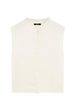 Massimo Dutti CROPPED  - Weste - beige