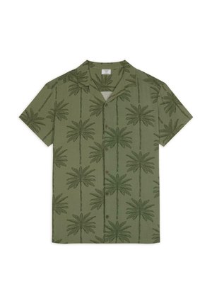 PALM TREE PRINT - Shirt - khaki