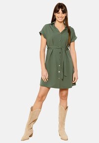 LolaLiza Abito a camicia - khaki med