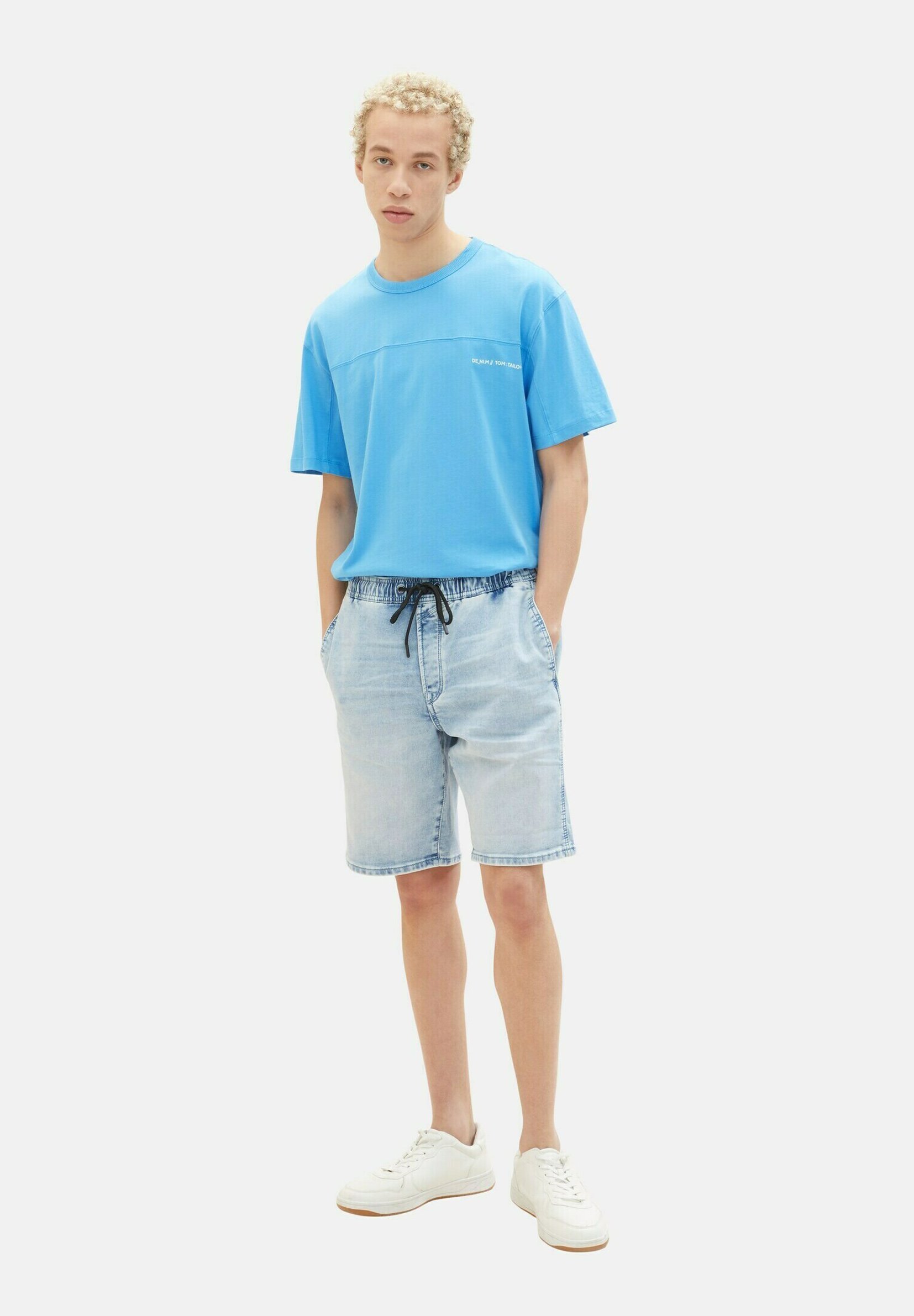 TOM TAILOR Denim Herren Sweat-Bermuda: Kurze Sweatshorts Mit Relaxed Fit & Seitentaschen