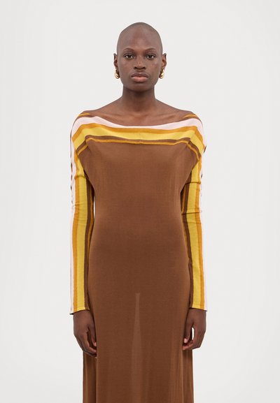 Faithfull the brand CITARA LONG SLEEVE MAXI DRESS - Maxi dress - cocoa