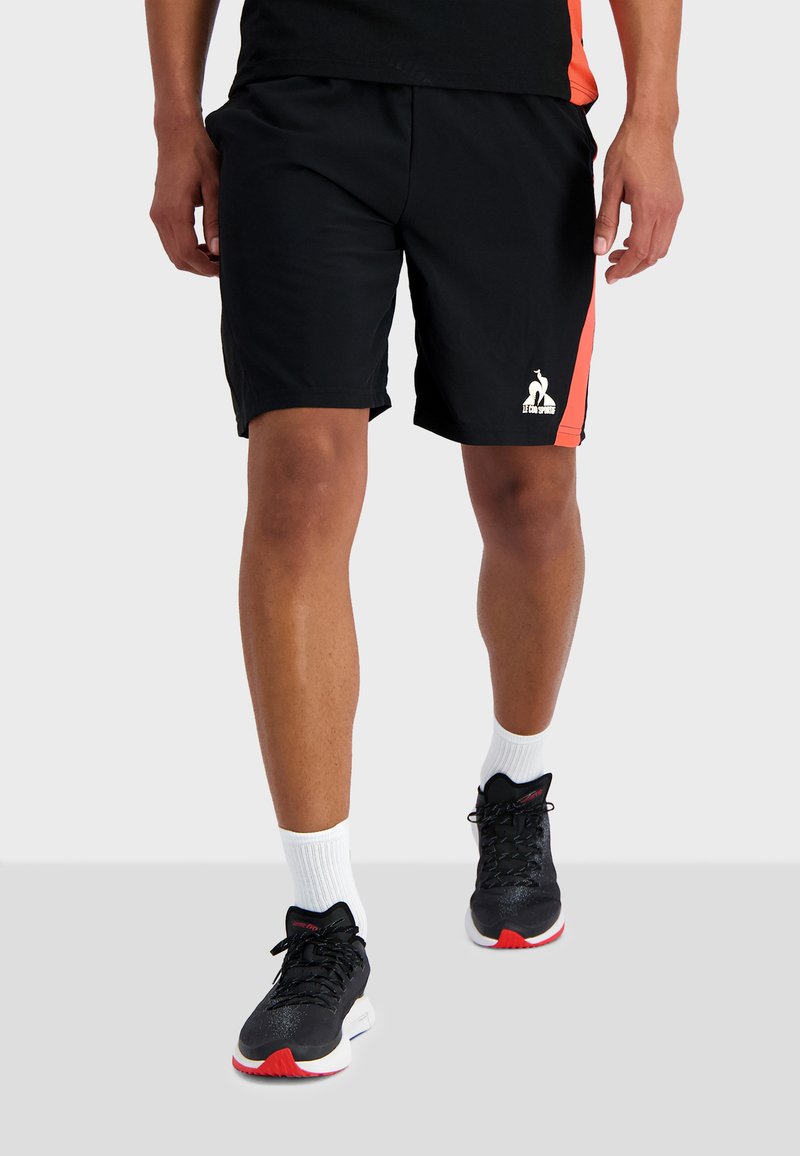 le coq sportif TRAINING - Teplákové kalhoty - black