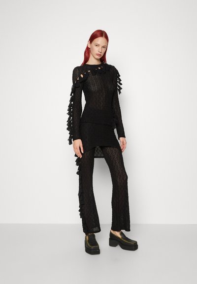 ECKHAUS LATTA KNOT PANT - Nohavice - noire