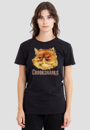 Cotton Soul, HARRY POTTER CROOKSHANKS COLOR - T-Shirt print - black