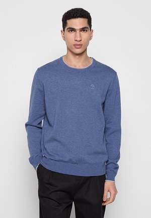North Sails, CREWNECK KNITWEAR 12GG - Maglione - denim blue melange