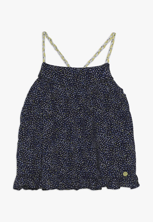 FLUID TUNIC PRINTED - Toppi - blue night
