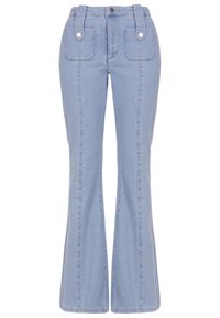 BRENNA - Flared Jeans - blue denim
