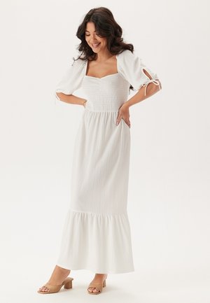 Bubbleroom SMOCK - Maxi dress - white