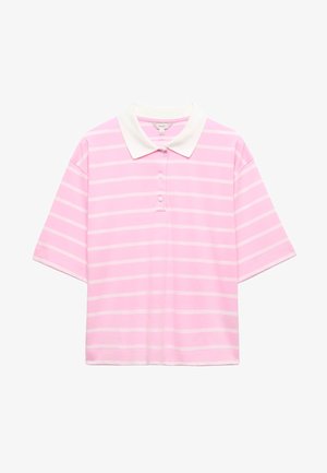 Marks & Spencer, STRIPED RUGBY - Poloshirts - pink mix