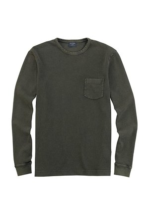 Strickpullover - dunkel_grün