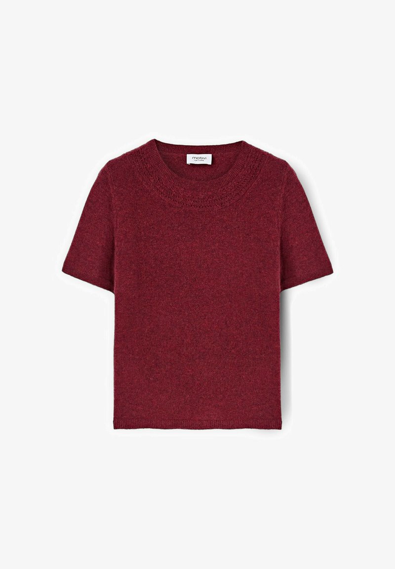 T-Shirt Donna Maniche Corte Con Bordo Contrastante | Maglietta Basic Larga E Comoda Per L'Estate, Top Casual In Tessuto Morbido