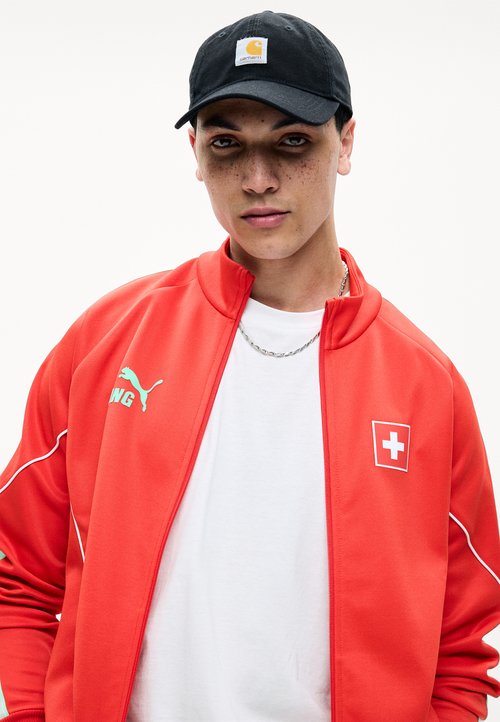 PUMA SWITZERLAND SFV KING ANTHEM JACKET - National team wear - rotgruen — photo 4