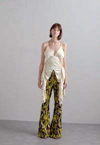 AKNVAS EXCLUSIVE LENNON BEADED PANT - Nadrágok - ink citrine