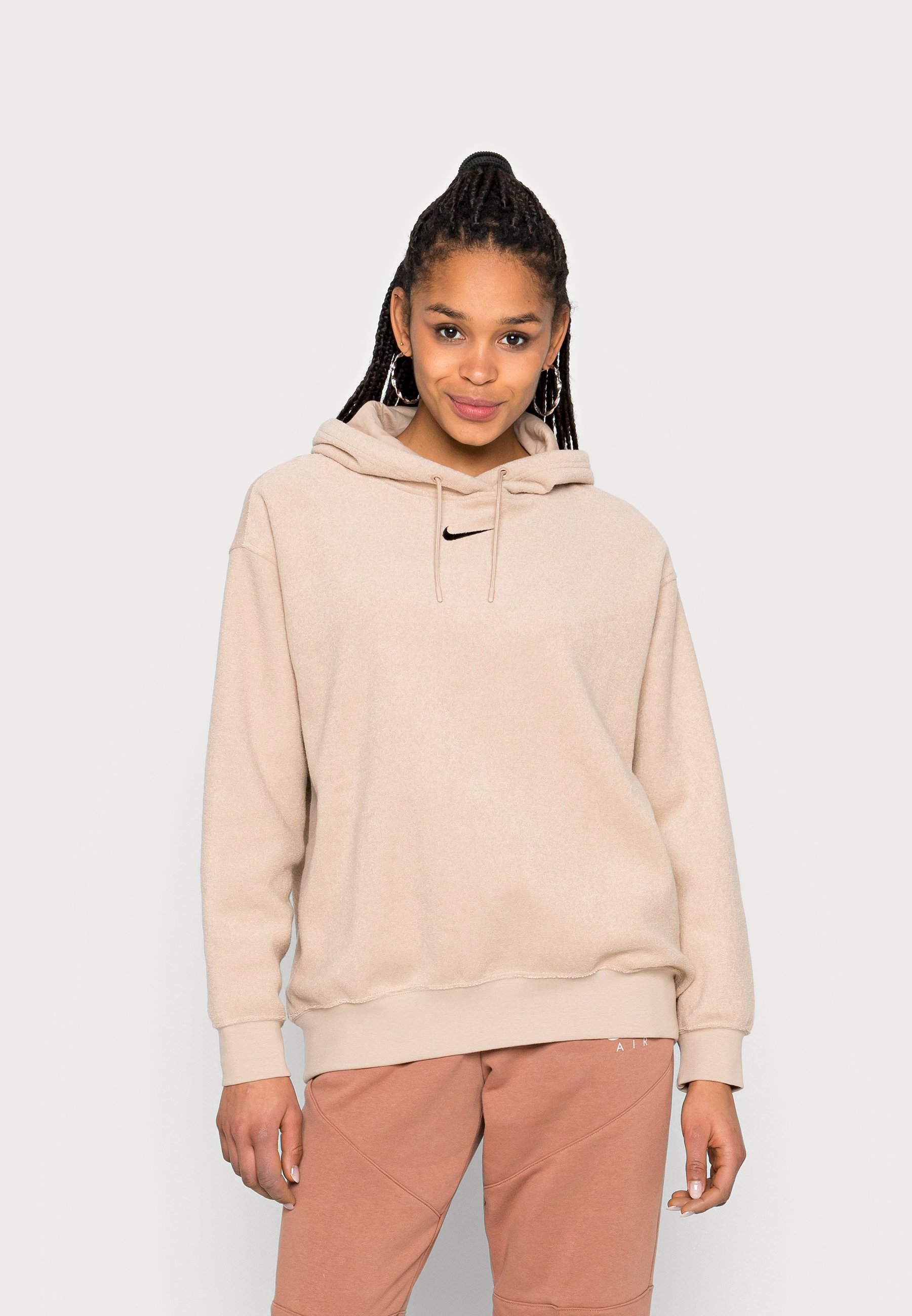 nike teddy hoodie