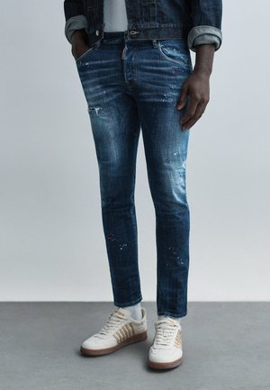 SKATER - Slim fit jeans - navy blue