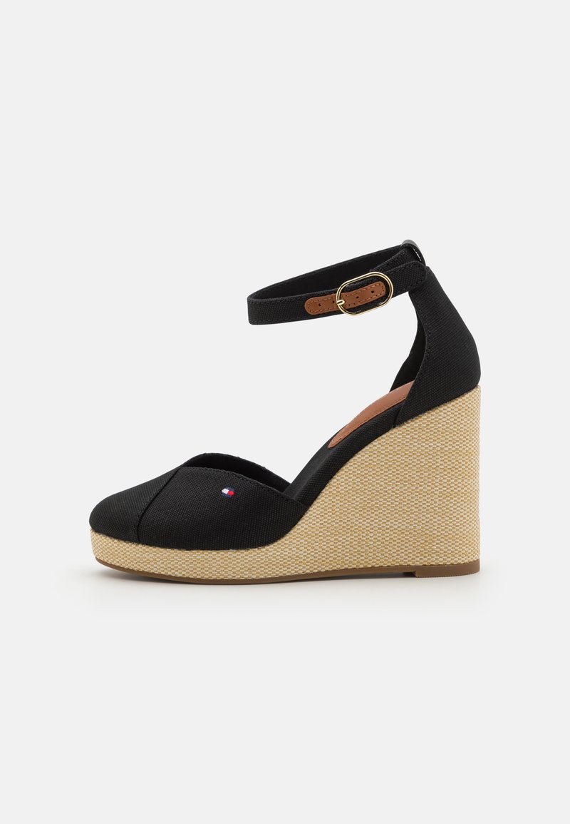 Tommy Hilfiger FLAG WEDGE CLOSED TOE High heels black