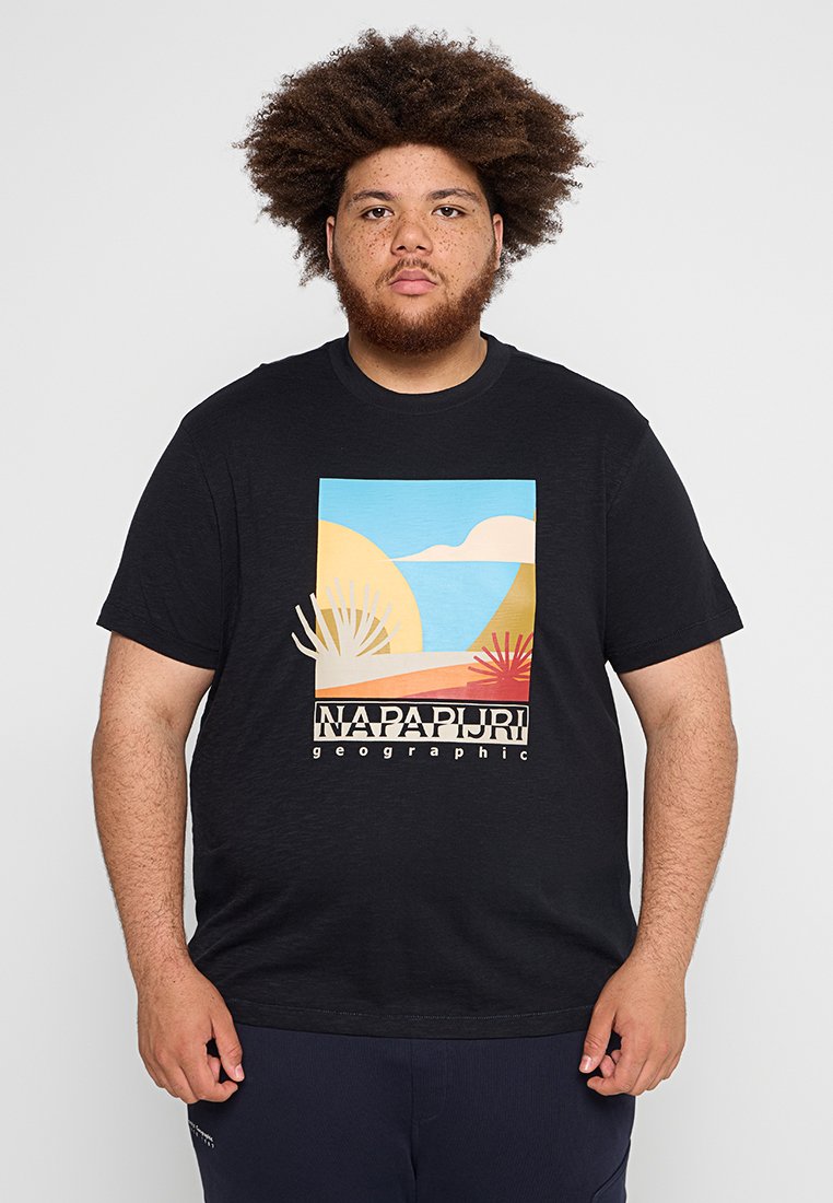 Napapijri T-shirt print zwart