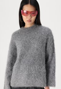 Gina Tricot BLEND SWEATER - Pulover - mid grey