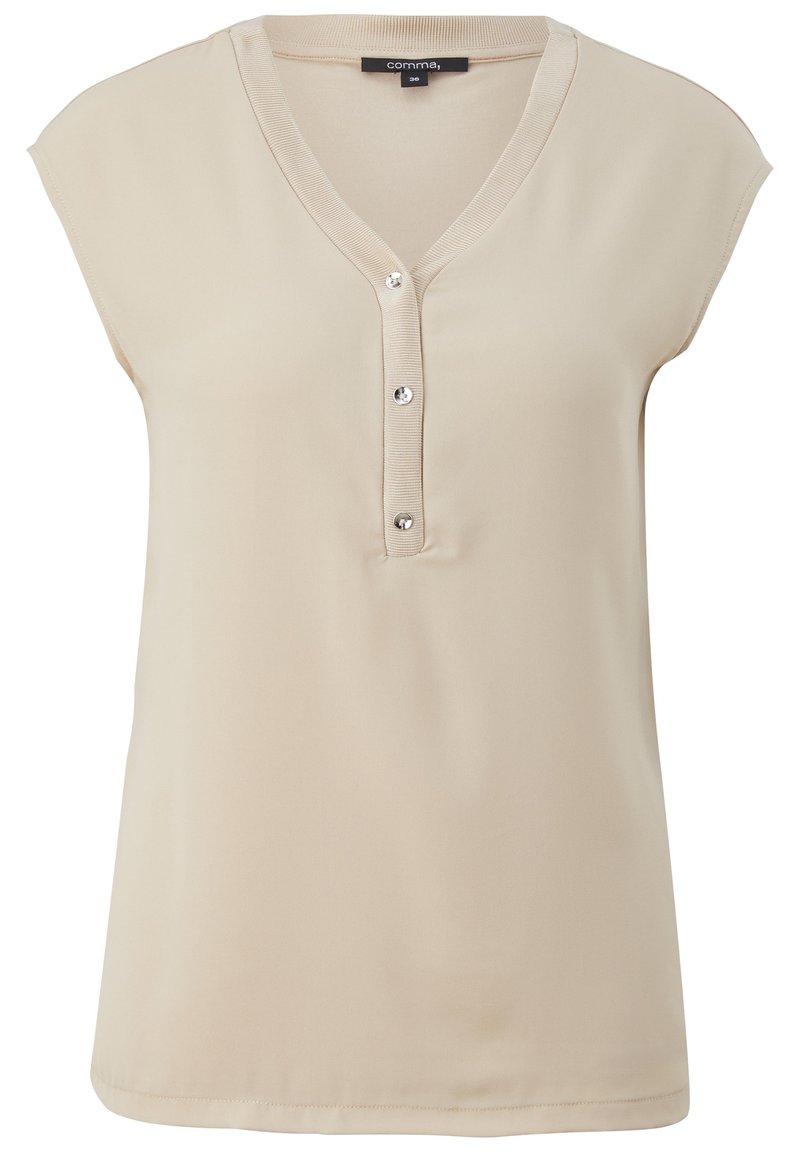 Damen T-Shirts | comma Bluse beige - CE78764 Damen T-Shirts | comma Bluse beige - CE78764