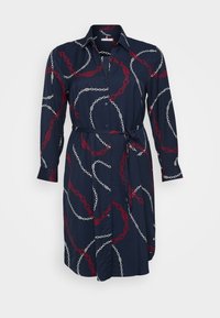 SOFT SHIRT DRESS - Skjortekjole - navy