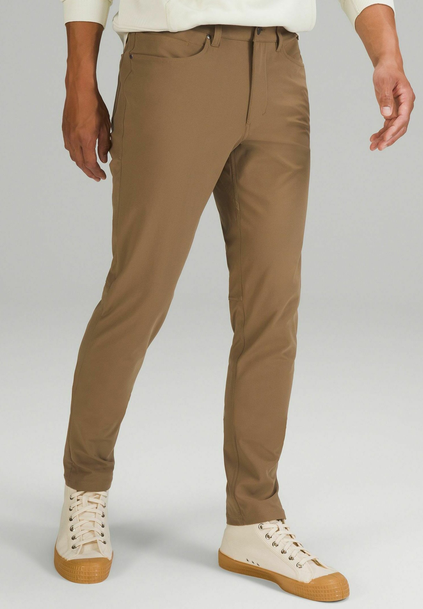 lululemon ABC SLIM 81 CM - Trousers - artifact/khaki - Zalando.de