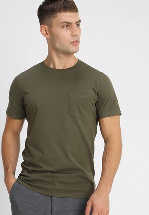 JJEPOCKET - Camiseta básica - olive night