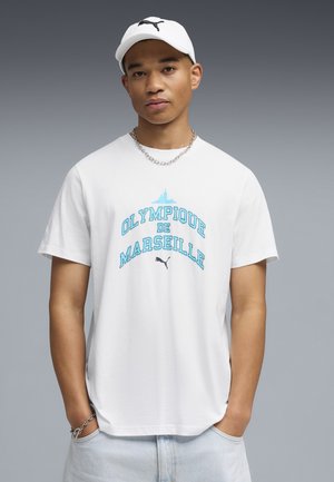 OLYMPIQUE DE MARSEILLE FTBLCULTURE - T-shirt de sport - white-new navy