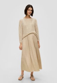 s.Oliver BLACK LABEL Maxirok - beige